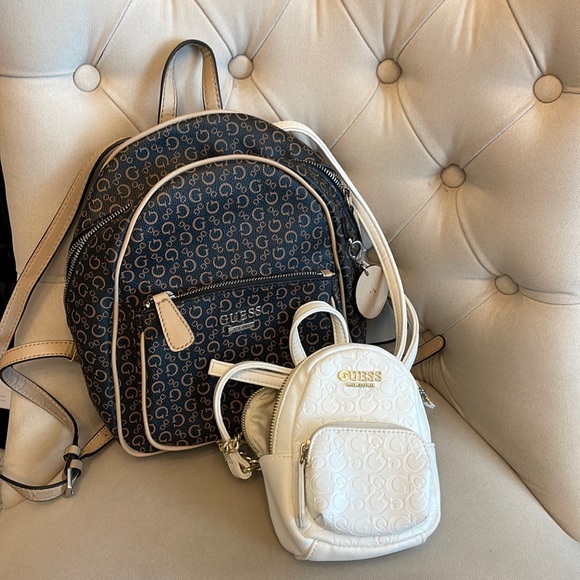Guess Bags Guess Large And Small Backpack Bundle Poshmark
